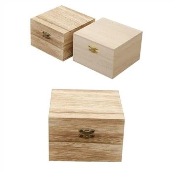 Paulownia-Box aus massivem Holz