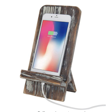 Maßgeschneiderter Telefonständer aus Holz